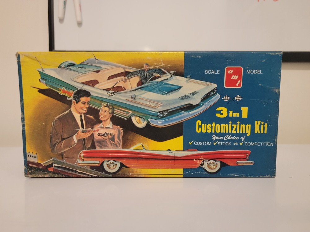 *Rare / Vintage* Original AMT ’59 Mercury Convertible 3 in 1 (Empty) Box #139