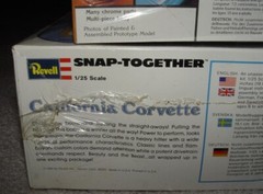 Vintage Revell TWO Corvette Model Kits California Snap-Together New Sealed