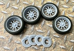 Resin 21/20 Inch: “Raceline Legacy ” Model car Wheels/Tires 1/24 scale
