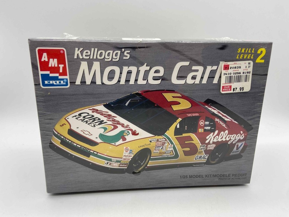 1995 AMT Ertl 1/25 Kellogg’s Monte Carlo Terry Labonte Factory Sealed #8187