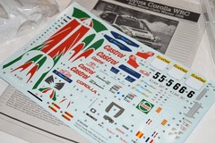 Revell Toyota Corolla WRC Rally Monte-Carlo Winner 1998 1:24 Scale Kit 07362
