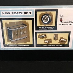 AMT 1395/12 ‘59 CADILLAC AMBULANCE MODEL KIT-NIB-1/25 SCALE
