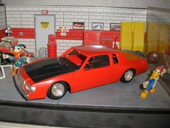 Vintage 1/24 NASCAR Buick Grand National Regal Red for Parts or Restore Free SH