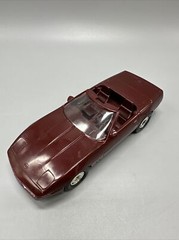 Corvette Promo Model 1988 Dark Red Maroon Roadster 7″ Long