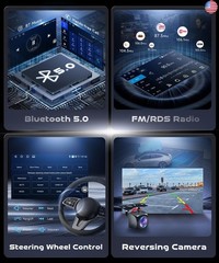 4G+64G Android 15 Car Stereo for Honda Civic 2001-2005 with Wireless Carplay