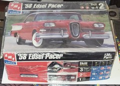1958 Edsel AMT Ertl New in BOX ~ Gray Un-Built 1/25~New in Open Box