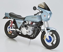 64000 Aoshima 1 12 The Bike Series No. 44 Kzt00D Z1R 1977 Custom Plastic Model