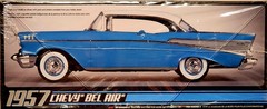 ’57 Chevy Bel Air AMT 1:25 NEW-OPEN BOX-FACTORY SEALED PARTS *US Seller*