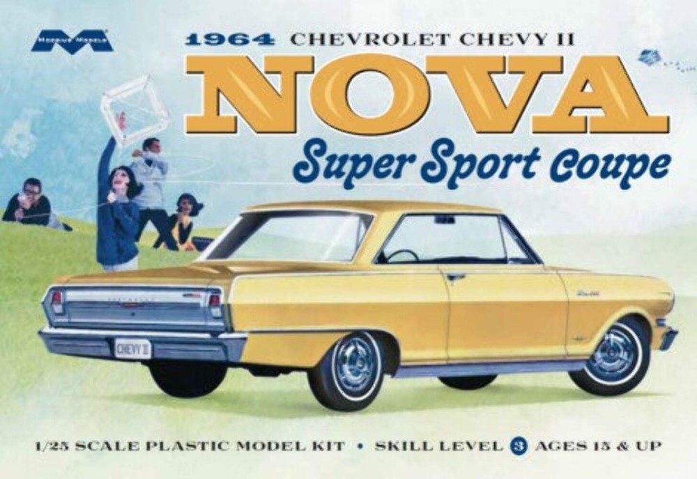 Moebius Models 2320 1/25 1964 Chevrolet Chevy II Nova Super Sport Coupe Skill Le