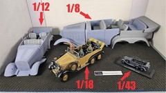 Mercedes Benz W-31 Type G4 Model Kit Scale 1/20-1/24