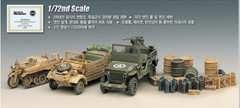 1/72 Light Vehicles of Allied & Axis During WWII Plastic Model Kit 13416 ACADEMY