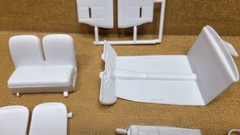 1940 FORD Standard Coupe INTERIOR 1/25 Scale Monogram NEW Model PARTS
