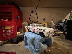 Moebius Models Chrysler 300 (1955 Stock Car Winner) 1:25 Scale (Built Model)