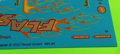 70 1970 Plymouth Duster Funny Car 1/24 Decal Sheet Flames Revell