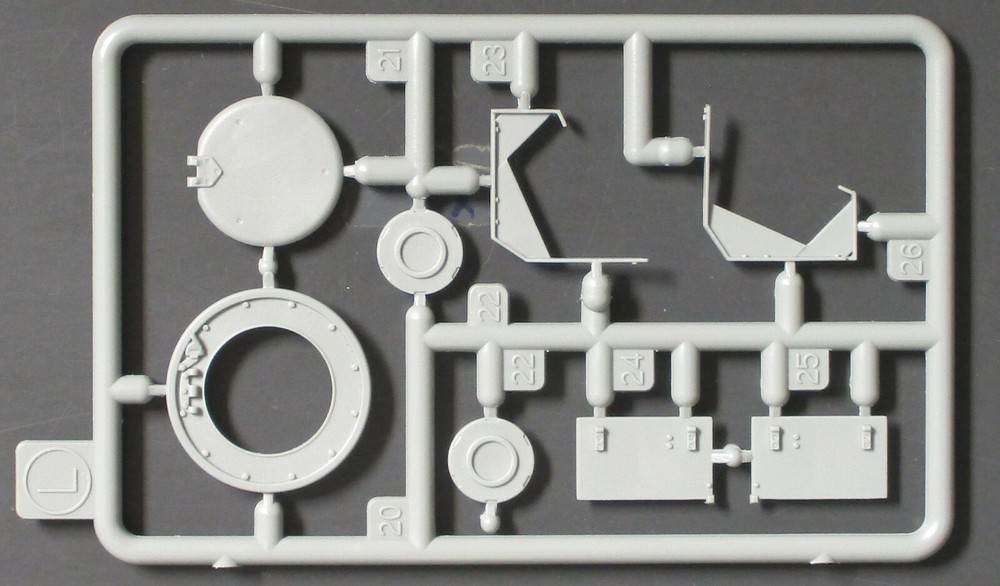 Dragon 1/35th Scale Flak Panther Ausf D – Parts Tree L from Kit No. 6899