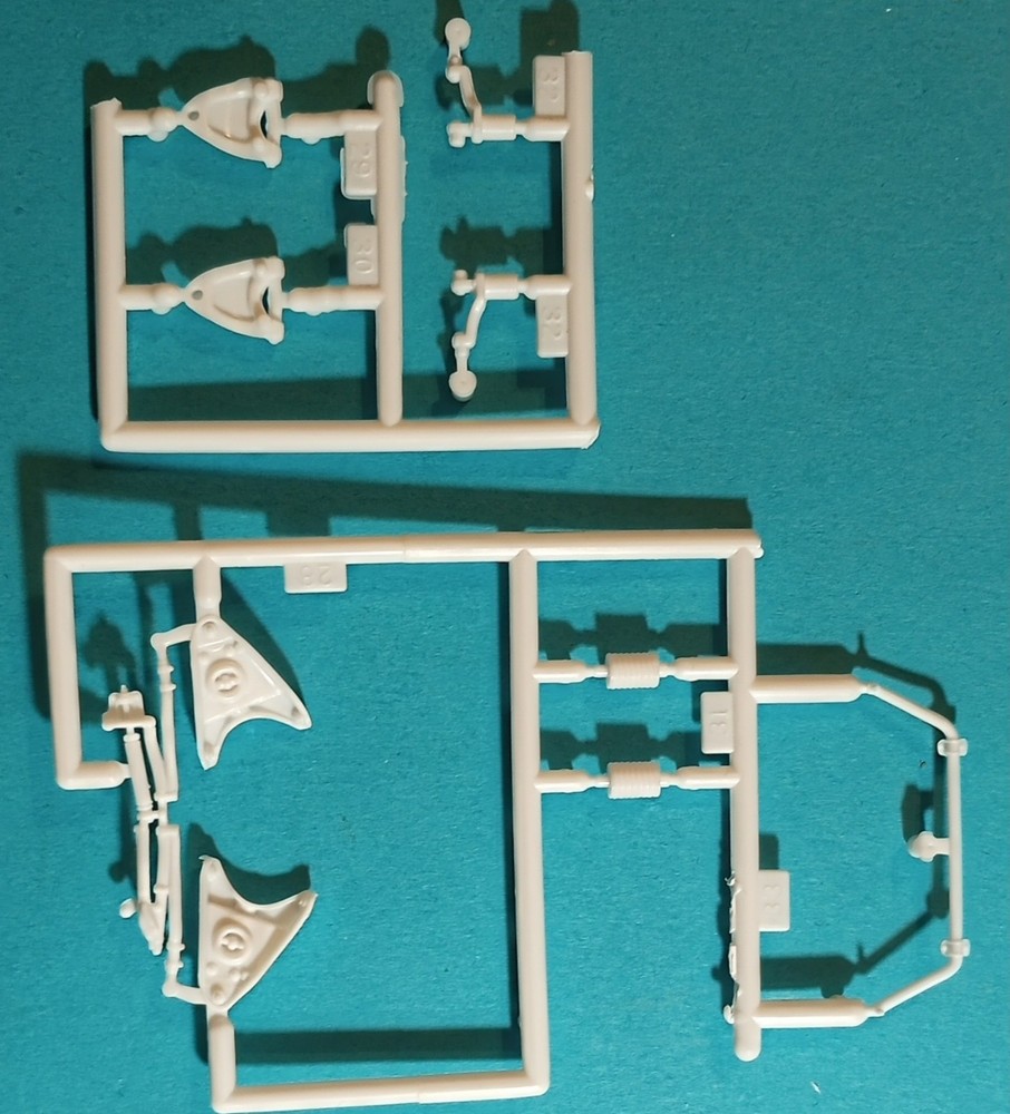 🔥58 EDSEL PACER – FRONT SUSPENSION – AMT 1087M – MODEL KIT PARTS LOT FORD🔥