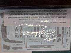 1/24 POWERSLIDE DECALS 2022 #8 TYLER REDDICK 3CHI CHEVY CAMARO NASCAR DECALS
