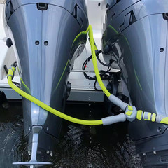 Marine Twin Outboard Flush Kit, 6-Piece 5/8 In. X 3/4 In. – 11 1/2 GHT Fittings