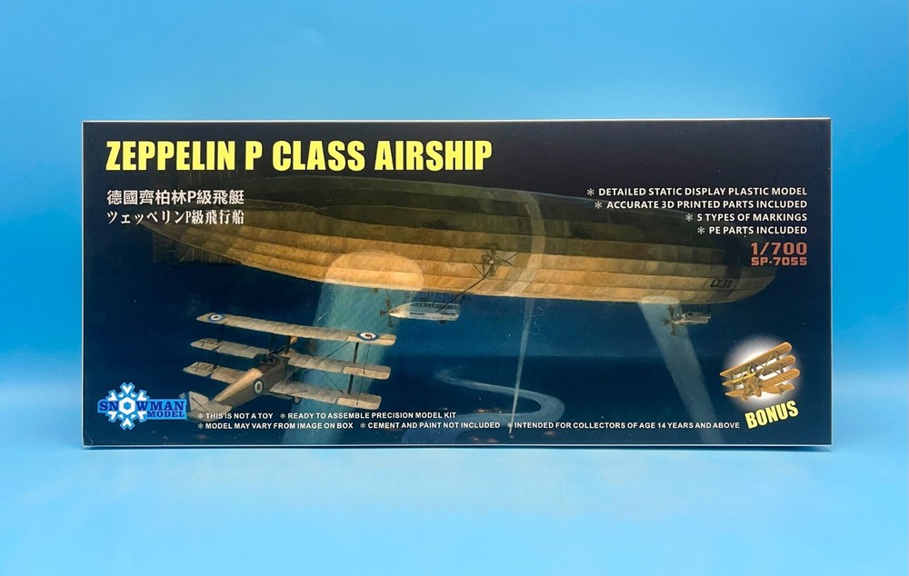 Snowman 1/700 SP-7055 Zeppelin P Class Airship/SP-7056 Zeppelin Q Class Airship