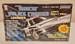 Lindberg Snap Fit Dancin’ Police Cruiser Lowrider Kit 73019 Sealed Dented Box