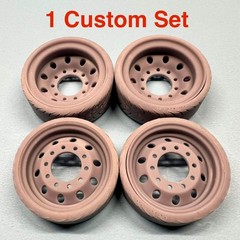 Alcoa Custom Wheels and Tires Set 1/24 1/25