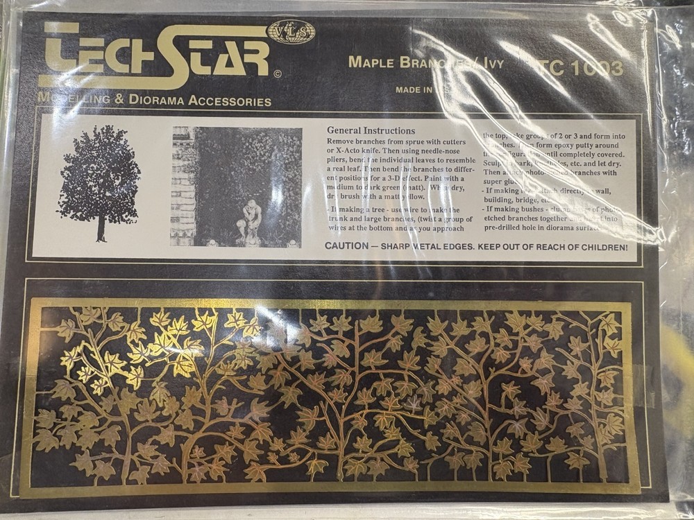 Tech Star Maple Branches / Ivy #TC1003 NOS MINT SEALED