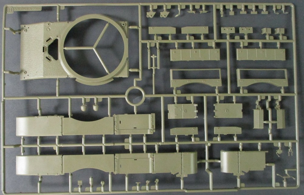 AFV Club 1/35th Scale M60A2 Starship – Parts Tree B from Kit No. AF35230