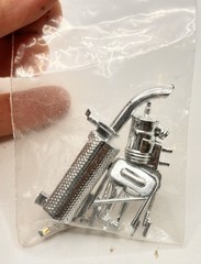 Vintage Model Kit Silver Toned SEALED Pieces Replacement