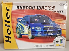 Heller Subaru Wrc 03 Impreza Kit # 71261 Factory Sealed Dented Box 1:24 scale