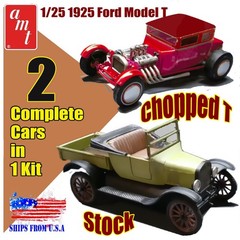 AMT 1167 1/25 1925 CHOPPED T (1925 FORD MODEL T) “ROUND 2” SCALE CUSTOMIZING KIT
