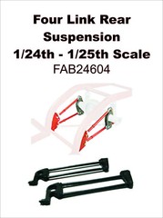 Custom Four Link Rear Suspension 1/24th 25th Scale FAB24604 RARE!
