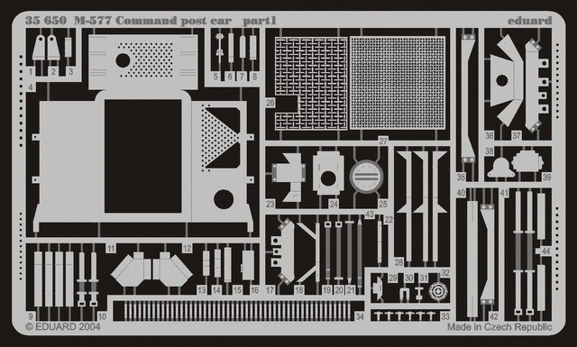 Eduard 1/35 M577 Command Vehicle Detail (Tamiya) 35650