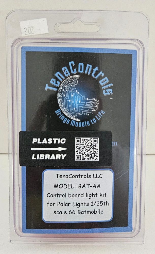 1/24 TENA CONTROLS LED CONTROL BOARD LIGHT KIT FOR POLAR LIGHTS 66 BATMOBILE NEW