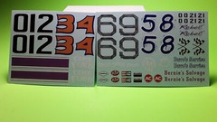 65 1965 Ford Fairlane 500 Modified Stocker 1/25 Waterslide Decal Sheet Slot Car