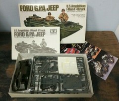 Tamiya 1/35 US Amphibian 4×4 Ford G.P.A. Jeep W 2 Figures #3543 Model B1-4-U