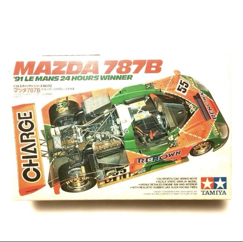 Tamiya 1/24 Mazda 787B 1991 Le Mans Winner Plastic Model Kit Japan
