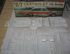 AMT 1957 Chevrolet HT Styline Orig Kit # T757 ’60s Issue in Box 57 Chevy