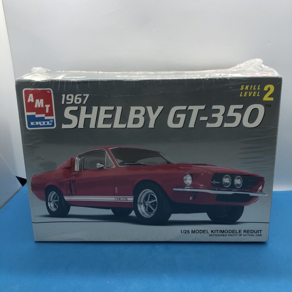 67 Ford Mustang Shelby GT350 AMT New Sealed Model Kit 1:25 SeRch LBR Model Parts