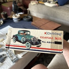 Vintage Hubley Metal Kit 1932 Chevrolet Coupe No. 4869 Parts