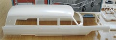 JO-HAN ’66 Cadillac Fire Rescue Ambulance 1/25 open box complete molded in white