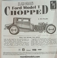 🔥25 FORD CHOPPED MODEL T ENGINE – AMT 1167 – MODEL CAR KIT PARTS LOT🔥