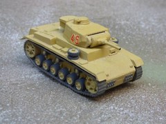 Roco Minitanks Pro Painted WWII German Panzer III Medium Tanks Lot #8593B©