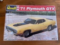 Revell ‘71 Plymouth GTX Model Kit 1:24 Scale Skill 2 Factory Sealed (1995)