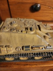 Vintage German Panther Panzerkampfwagen V Tank WWII 1943-1945, Hand Painted