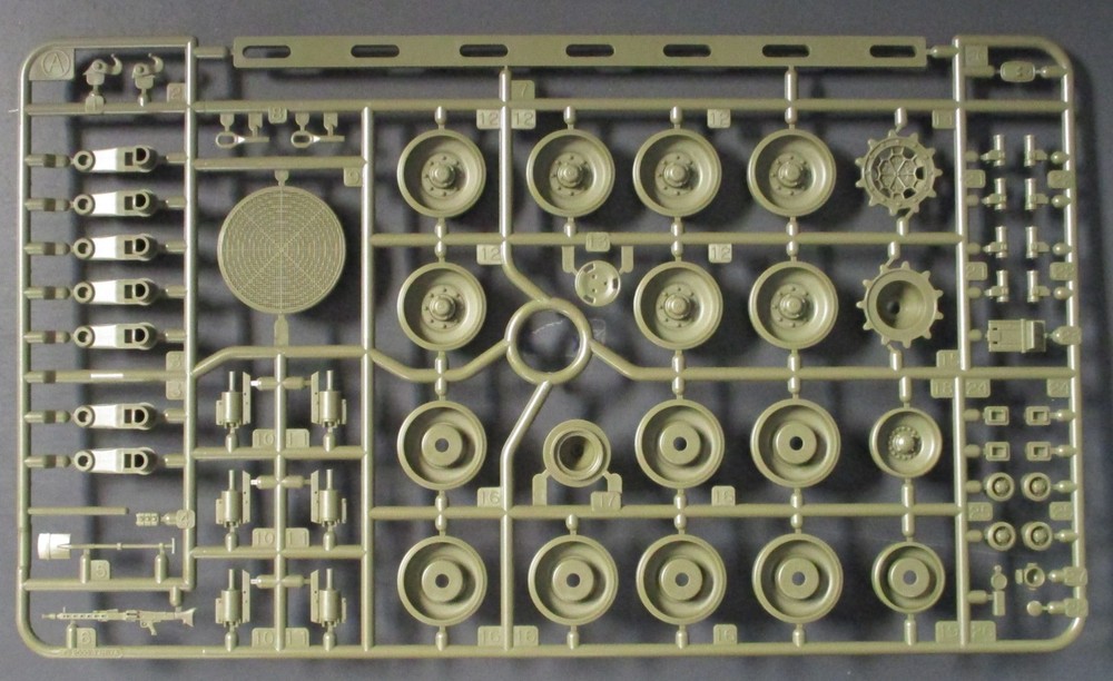 Tamiya 1/35 German Leopard 2A6 Ukraine – Parts Tree A from Kit No. 25207