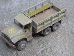 Roco Minitanks Painted WWII US GMC M-34 2.5 T 6×6 Troop Cargo Truck Lot #8786B©