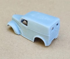 3D RESIN PRINTED 1/43 1951 ANGLIA THAMES PANEL VAN GASSER DRAG BODY