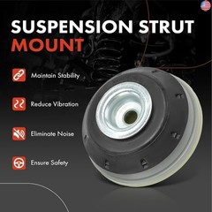 A-Premium Front Suspension Strut Mounts Compatible with Fiat 500 2012 2013 2014