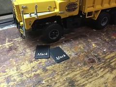 MACK DM 800 JERSEY MACK 1/25 SCALE Rubber Mud Flaps