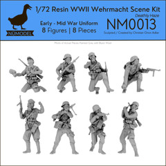 NUMODEL NM0013 | 1/72 Resin WWII Wehrmacht Scene Kit “Deathly Haze” | 8pc